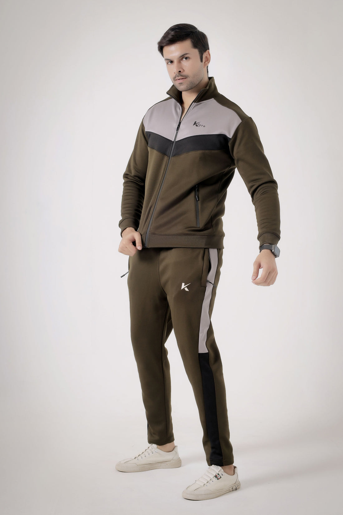 Klyro Rustic Ember Limited Edition Tracksuit – Winter Activewear for Men in Pakistan