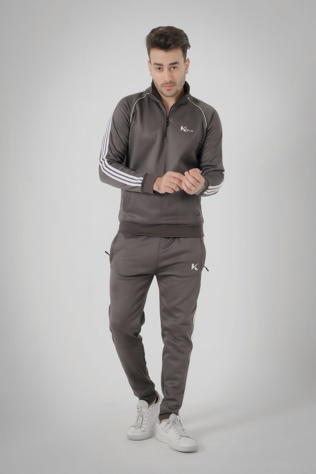 Klyro fashion tracksuit for men – stylish slim fit comfortable activewear Pakistan
