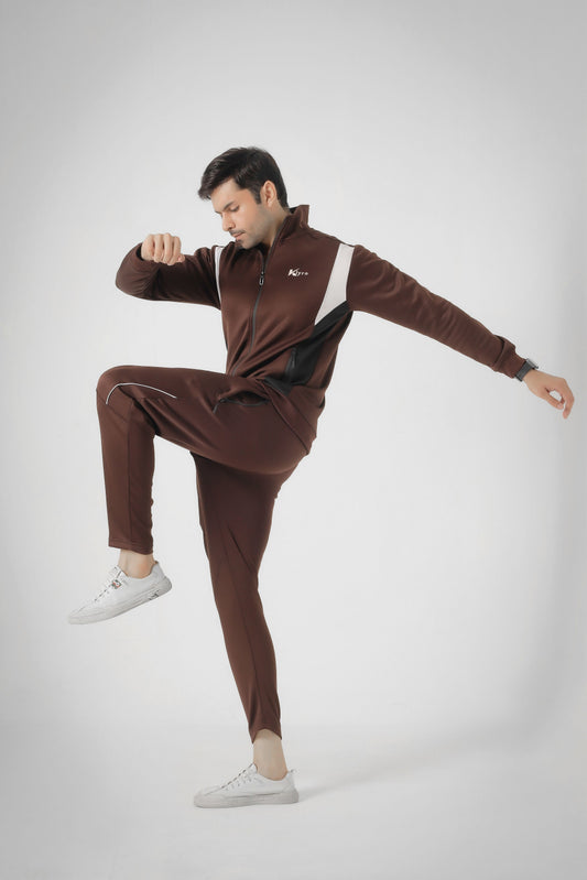 Klyro Chocolate Dream Winter Tracksuit – Warm Men's Activewear in Pakistan