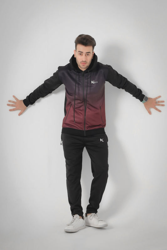 Klyro Rubby Noir Exclusive Fit Tracksuit – Winter Activewear for Men in Pakistan
