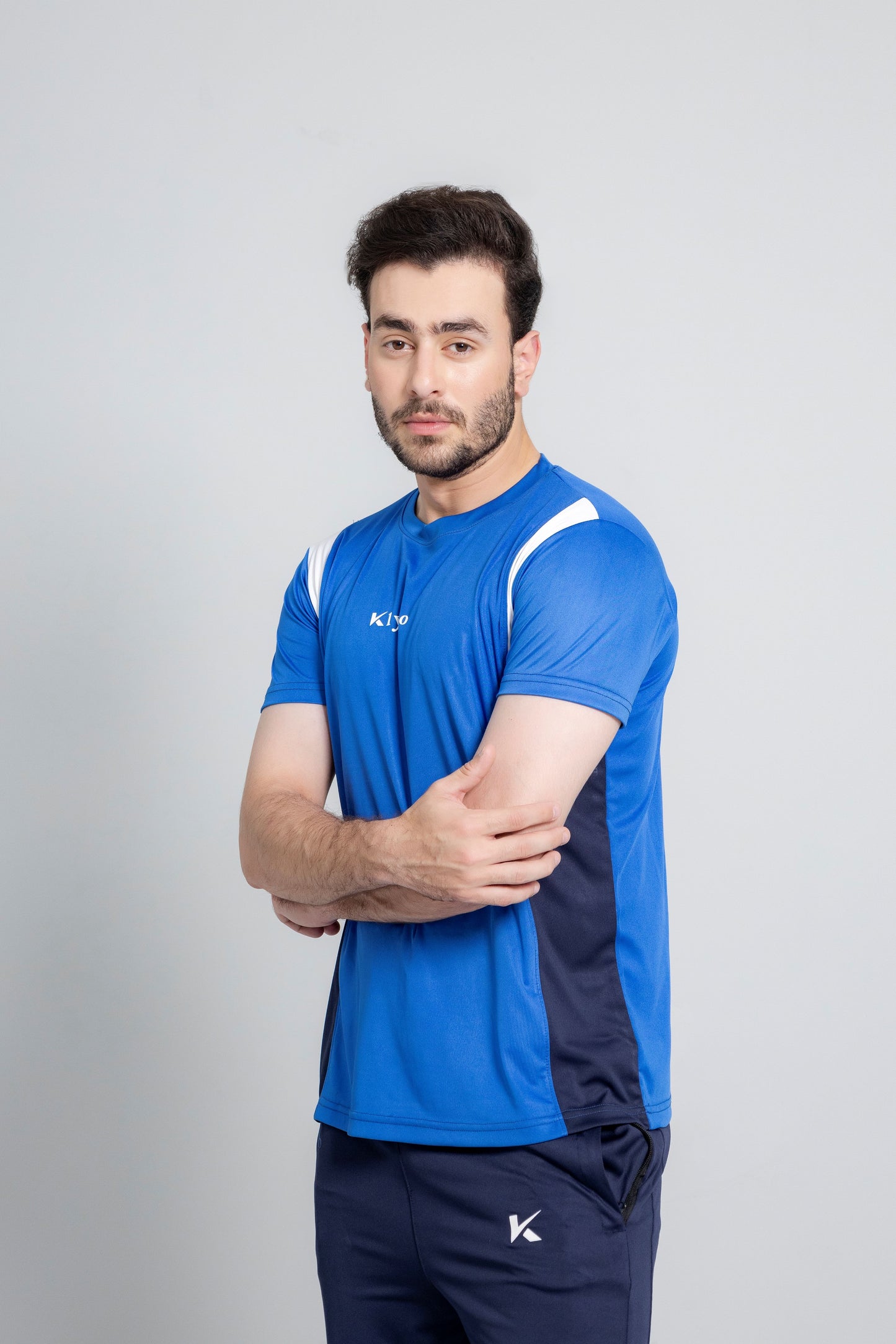 Royal Surge Dri Fit Tracksuit Set – Royal Blue Activewear Klyro