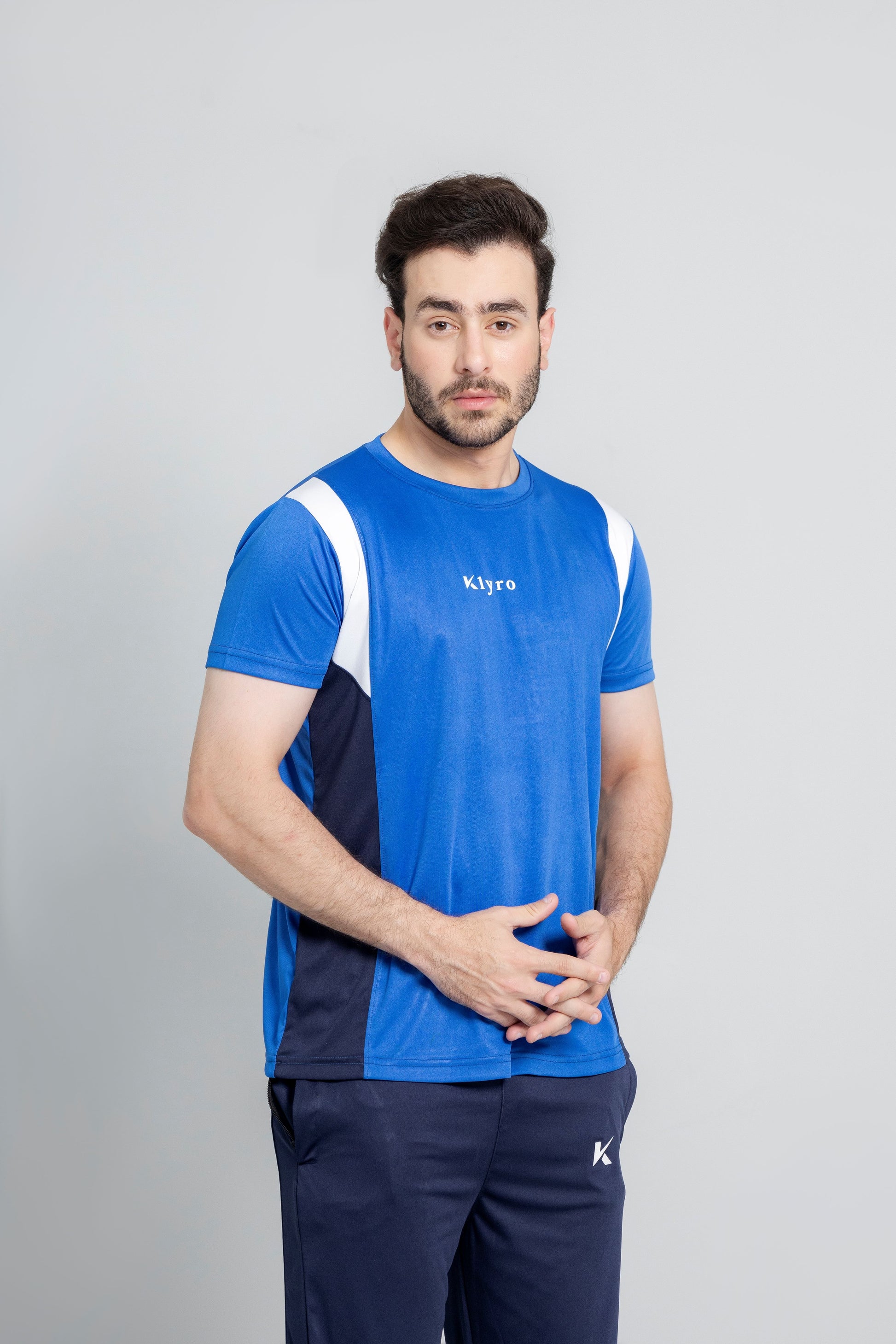 Royal Surge Dri Fit Tracksuit Side View – Men's Gym Wear Pakistan