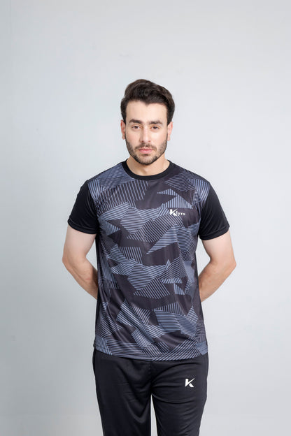 "Grey Matrix activewear full outfit casual wear Pakistan KLYRO"