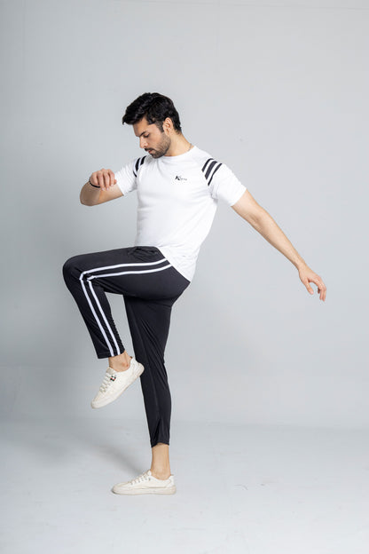 "White Eagle dri fit tracksuit men performance activewear Pakistan KLYRO"