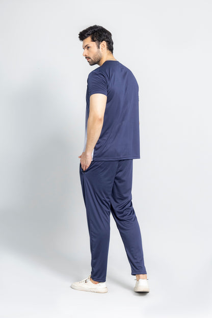 *Noir Eclipse shirt side view casual summer style KLYRO*